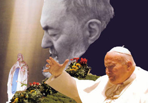 "Padre Pio e Giovanni Paolo II"