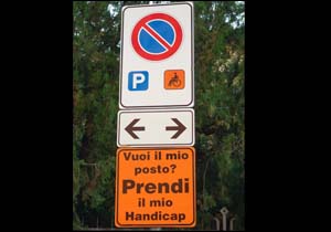 "parcheggi disabili san giovanni rotondo"