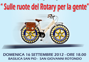 Sulle ruote del Rotary per la gente